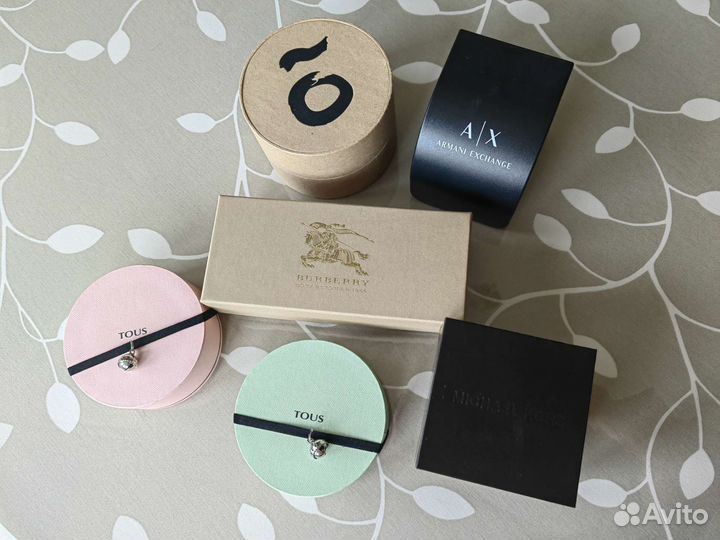Коробки michael kors, burberry, tous и др