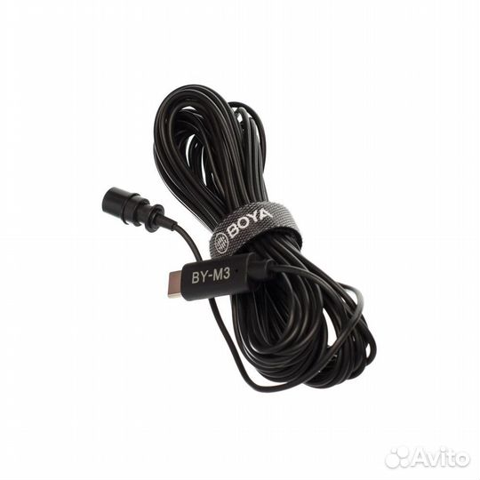 Микрофон boya BY-M3, нательный для Type-C devices