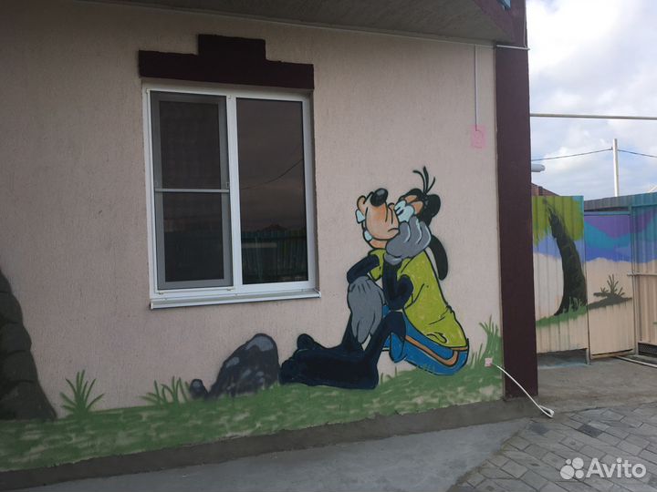 Граффити. Художественная роспись. Монументальная ж