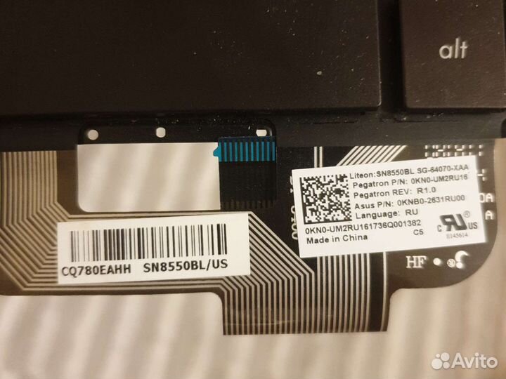 Клавиатура asus на запчасти