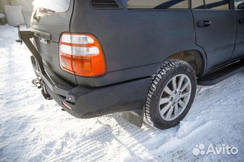 Калитка в штатный бампер Toyota Land Cruiser 100 к