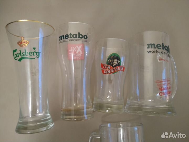 Пивные бокалы, кружки