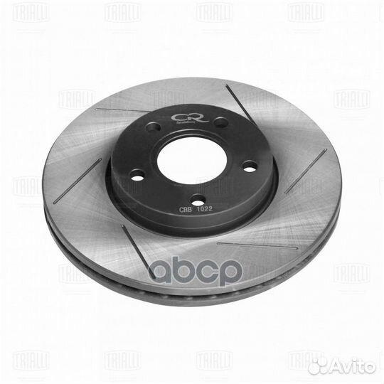 Диск торм. HighCarbon с тех.выт. перед. лев. дл