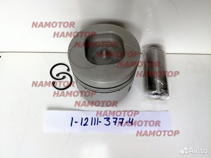 Поршень двс isuzu 6BG1, 4BG1 1-12111-323-2, 1-12111-377-4, 1-12111-366-0, 1-12111-529-0, (фк56,6мм)