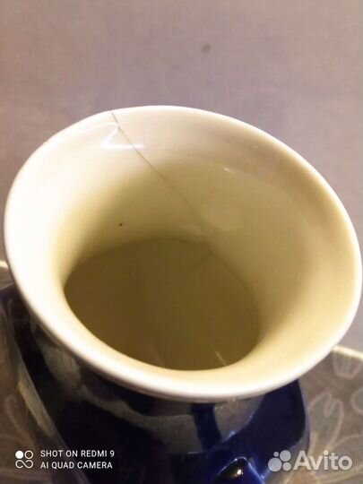 Ваза СССР Гжель Кобальт