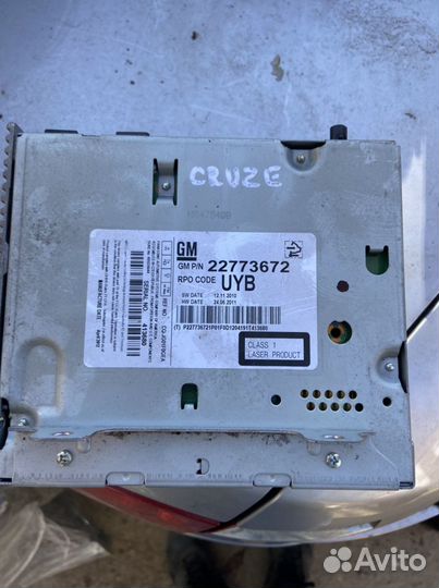 Магнитола Chevrolet Cruze Opel Astra J Insignia