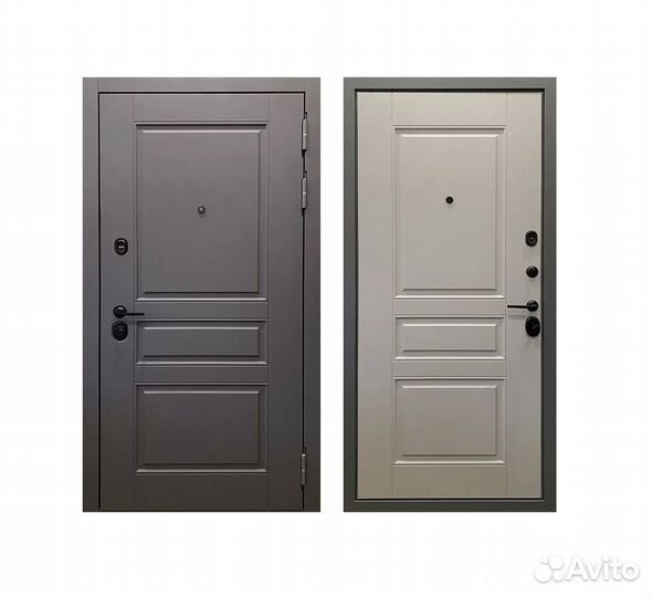 Дверь входная Ратибор Лондон 3К Грей