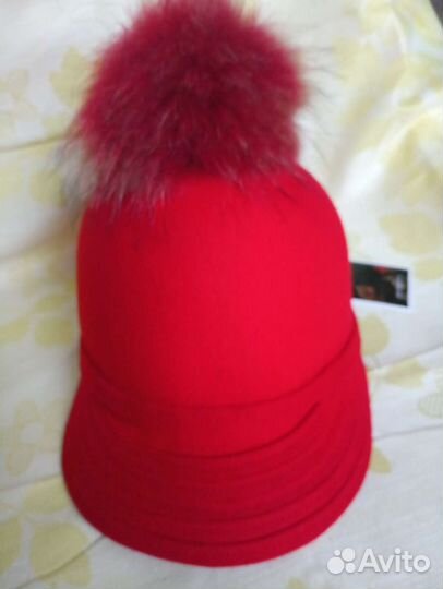 Кепка новая фетровая