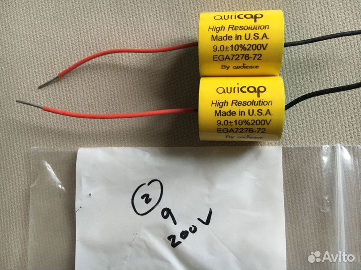 Конденсаторы Auricap 9.0uF 200V (Новые) USA