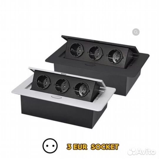 Встраиваемый в столешницу выдвижной удлинитель