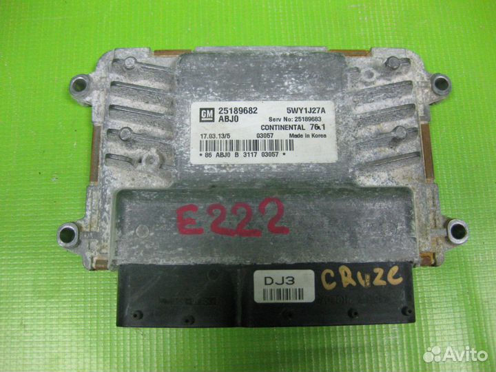 Chevrolet Cruze 1.8 Блок управления двигателем