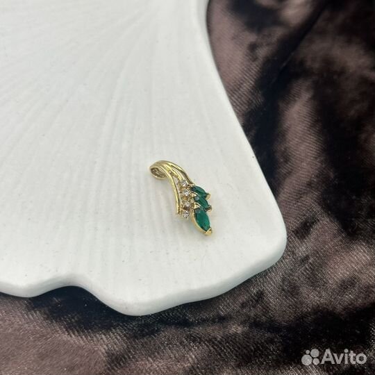 Винтажный позолоченный кулон подвеска времён СССР