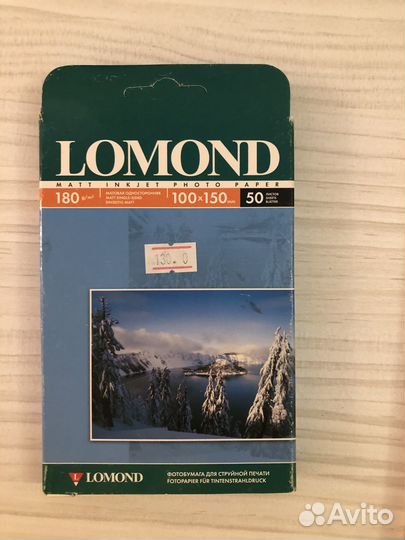 Фотобумага lomond