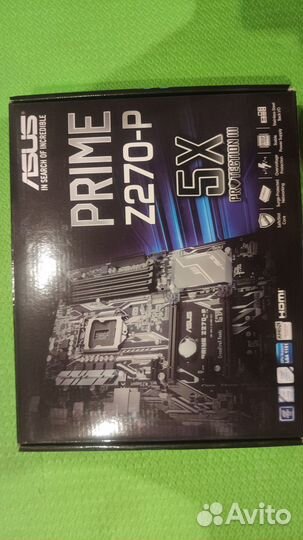 Материнская плата asus prime Z270-P