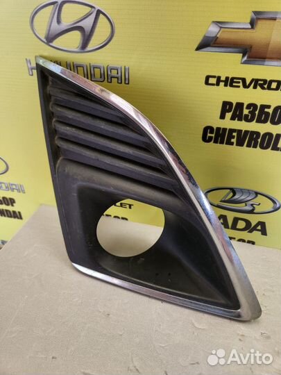 Облицовка противотуман. прав. фары chevrolet cruze