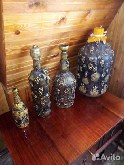 Бутыли декорированные.Сувениры,подарки