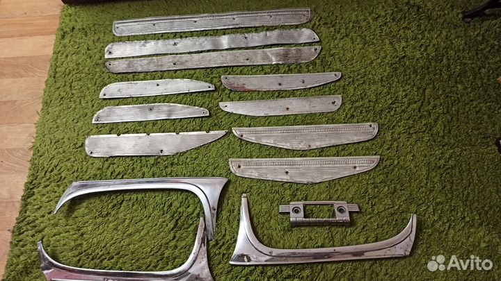 Накладки карт дверей газ 21