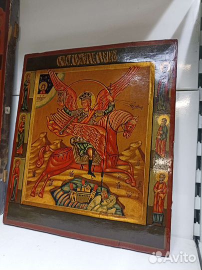 Икона старинная.Михаил Архистратиг
