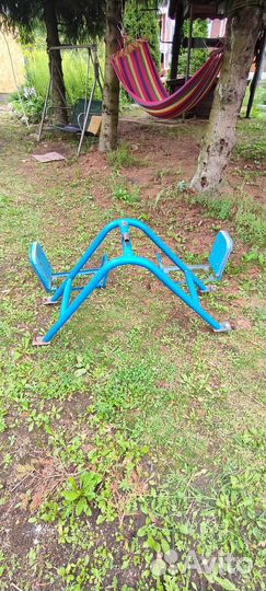 Детские качели уличные бу