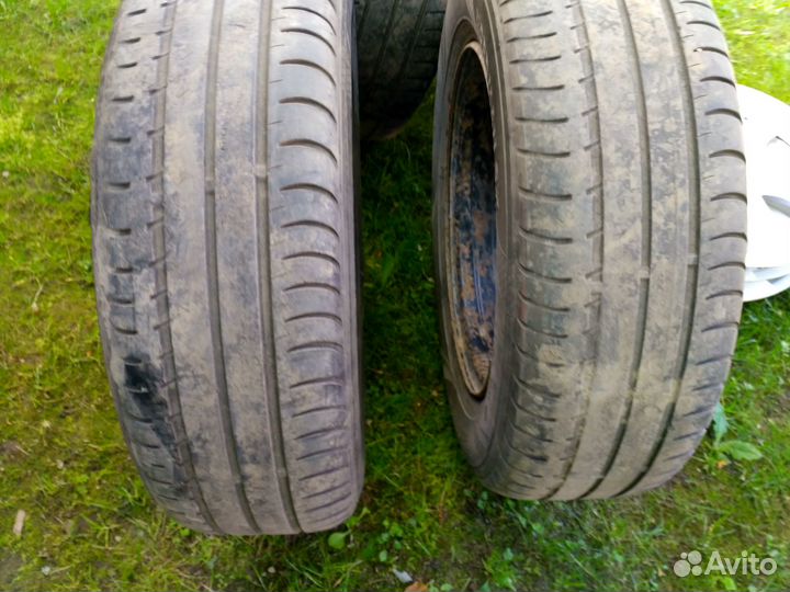 185 70 R14 с колпаками. Логан. Нексия. Ваз