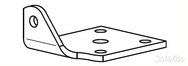 Накладка крепления оси 750 кг и рессоры прицепа М