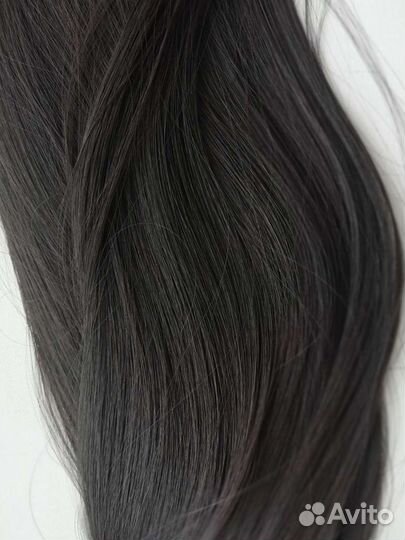 Волосы на заколках