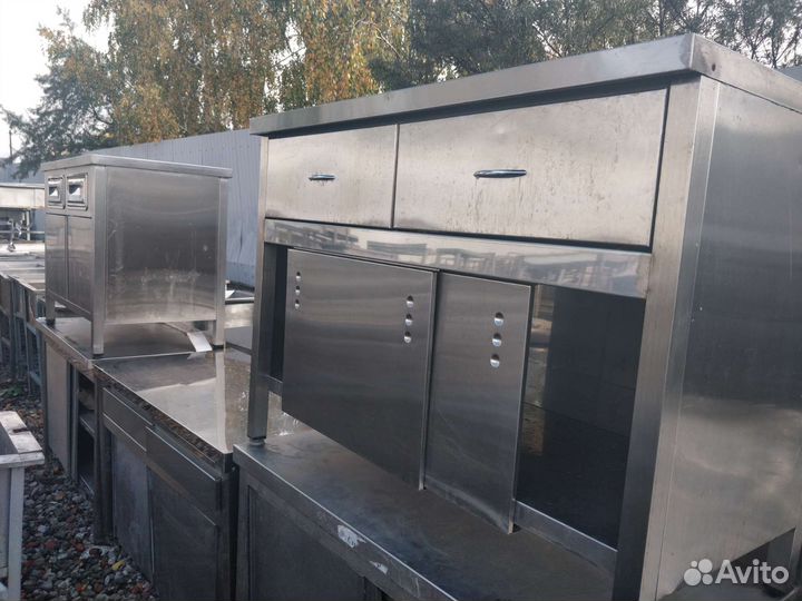 Столы, стеллажи, мойки, вытяжки из нержавейки