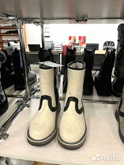 Унты мужские высокие черные / Зимняя обувь