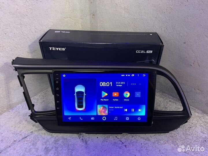 Штатные магнитолы Hyundai Elantra 18-20