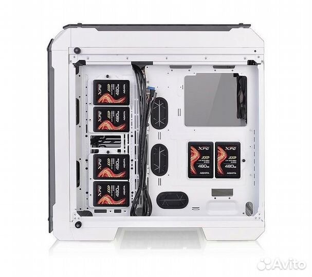Компьютерный корпус Thermaltake View 71 TG Snow, б
