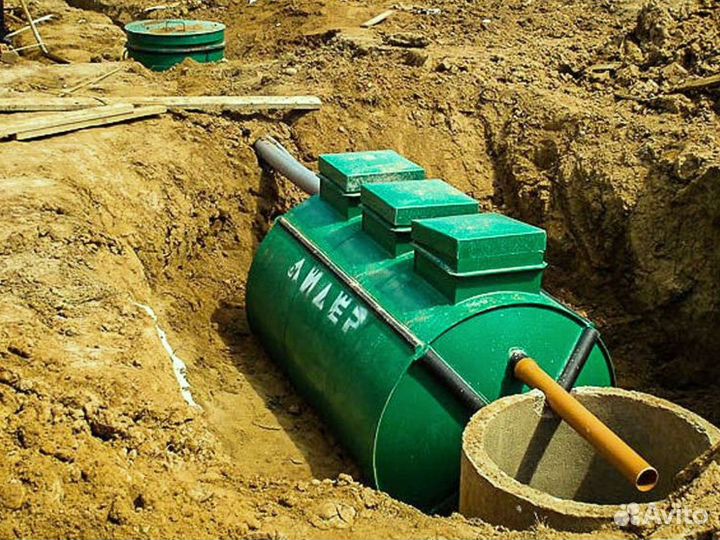 Септик Астра с переливом