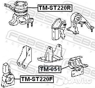 Подушка двигателя tmst220F Febest