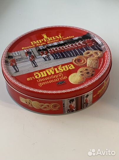 Коробка для печенья жестяная Тайланд