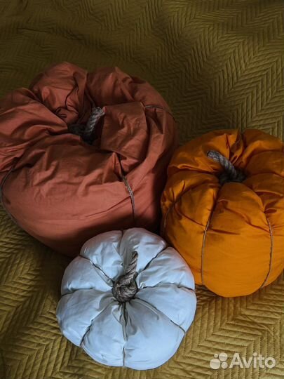 Декоративные подушки тыквы