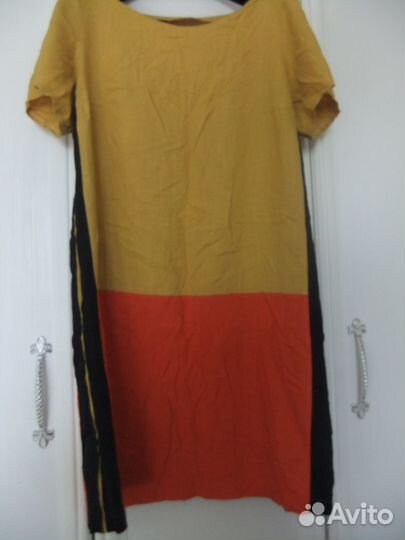 Платье летнее льняное