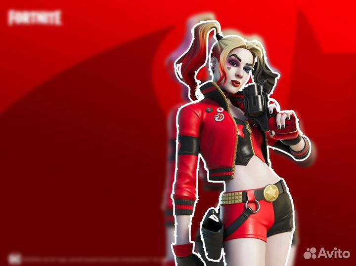 Коды на fortnite скины Возрожденная Харли Квинн