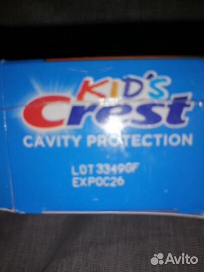 Зубная паста Crest Kid's. Cavity Protection