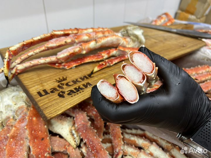 Краб камчатский. свежак