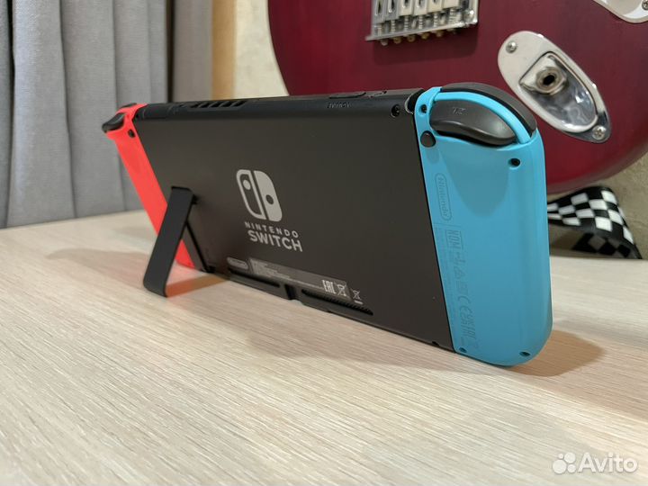 Nintendo switch rev 2 полный комплект