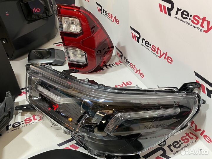 Рестайлинг в 20г Toyota Hilux Pick Up 15-19г