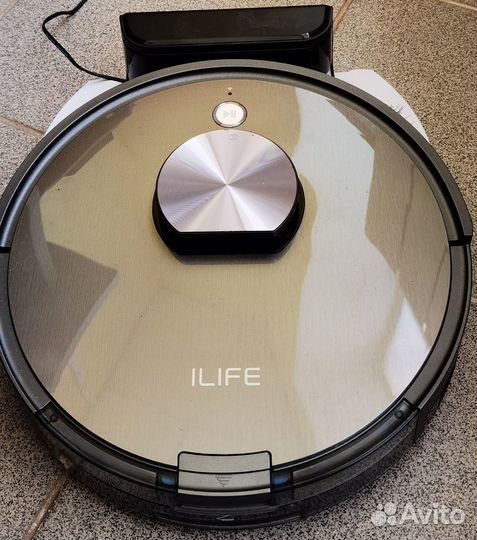 Робот-пылесос ilife A10s с лидаром, серый металлик