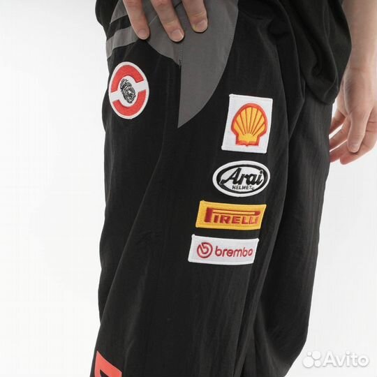 Спортивные штаны supreme x ducati черные