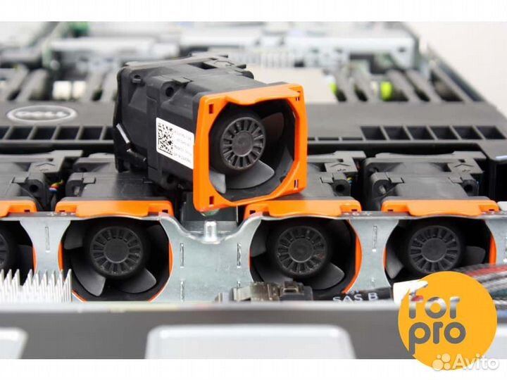 Сервер dell R620 8SFF 2xE5-2697v2 48GB, H710