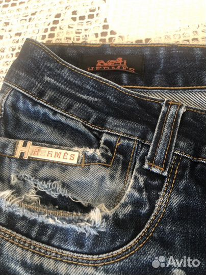 Джинсовые брюки мужские