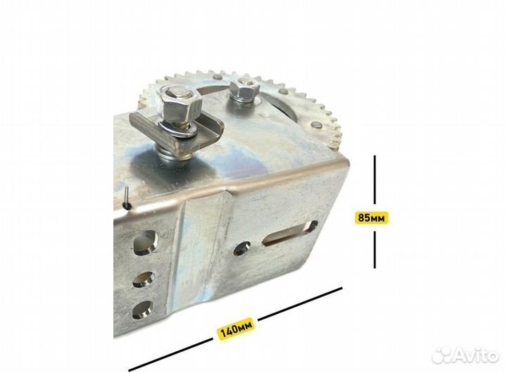 Лебедка ручная барабанная шестеренчатая на прицеп