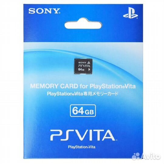 Карта памяти Sony PS Vita Memory Card 64Gb