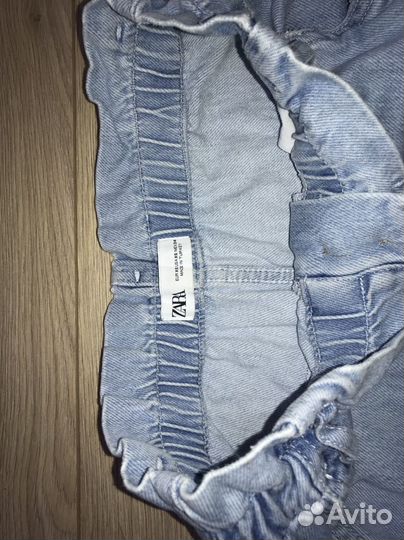 Джинсы zara mom женские