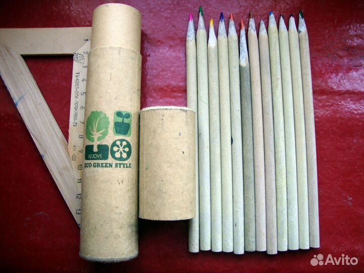 Набор карандашей цветных Lejoys Tree 12 цв в тубе