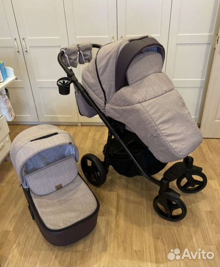 Коляска 2 в 1 adamex reggio