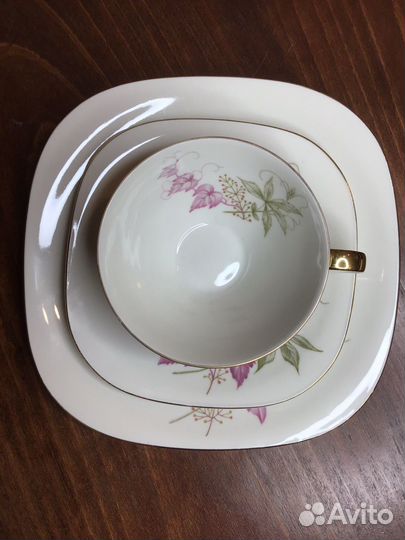 Чайная тройка Бовария винтаж